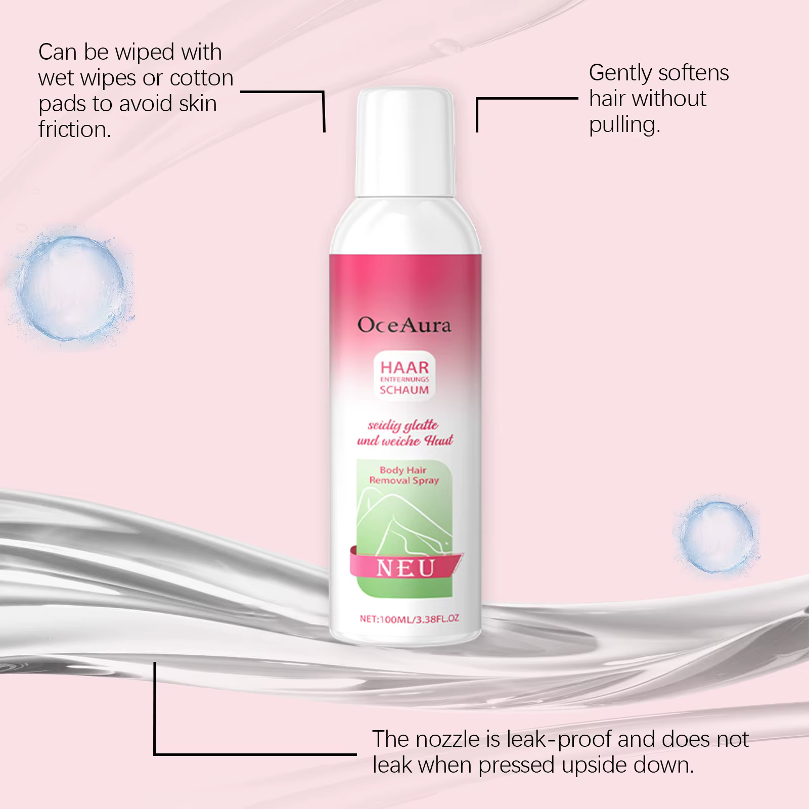 Spray d'épilation permanente
