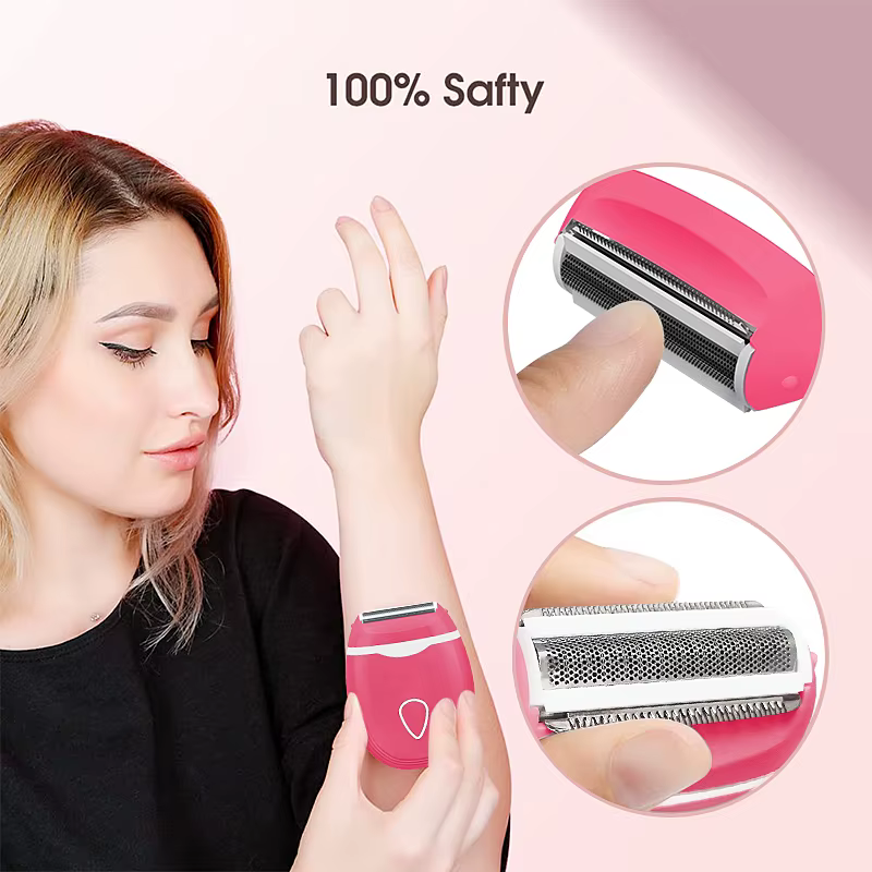 Mini épilateur électrique pour femmes : tondeuse bikini indolore