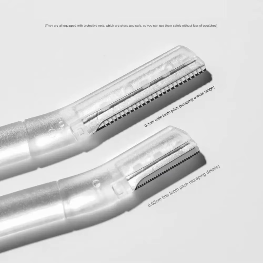 Rasoir à sourcils sûr anti-rayures Macro outil de rasage