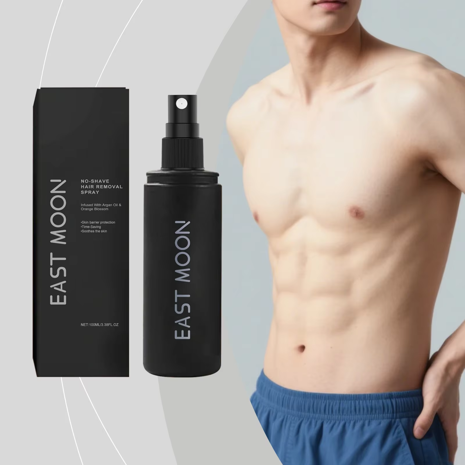 Spray dépilatoire quotidien pour hommes