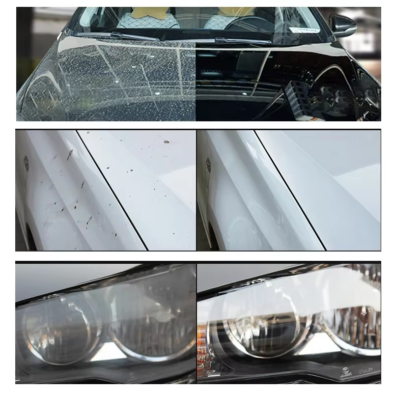 Ensemble de placage de cristal de cire de voiture 120g / 250g, couche de cire dure et brillante couvrant la peinture, formule de revêtement de Surface, Film étanche, vernis de voiture