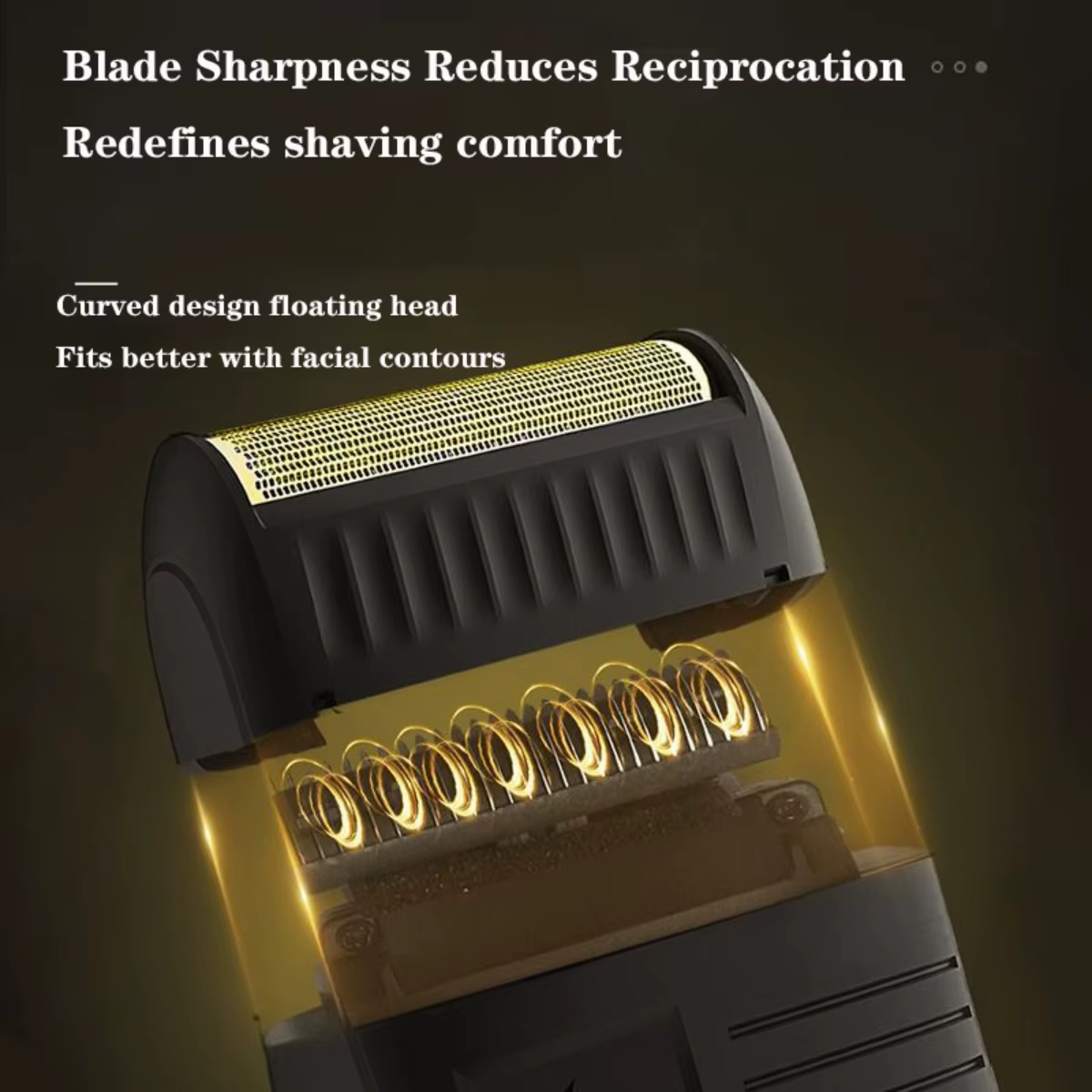 VGR rasoir electrique hommes tondeuse barbe Rasoir Amélioré Rechargeable Rasoir Meilleure vente Professionnel Tondeuse à barbe Mini Électrique Tondeuse Promotion Sabre 0 mm Rasoir de finition pour hom