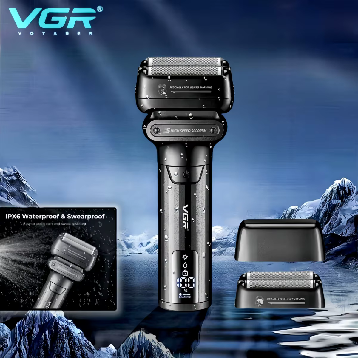 VGR rasoir electrique hommes