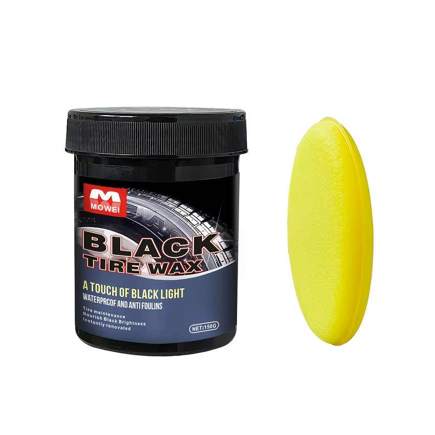 Cire de brillance et de rechapage des pneus, 150g, rehausseur de brillant Anti-âge Durable pour pneus de voiture, Agent de soin de noircissement