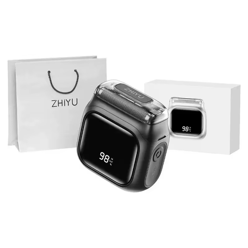 Mini Rasoir Électrique Portable Intelligent avec Affichage Numérique
