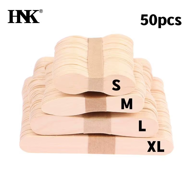 Spatule en bois pour épilation du corps pour femme