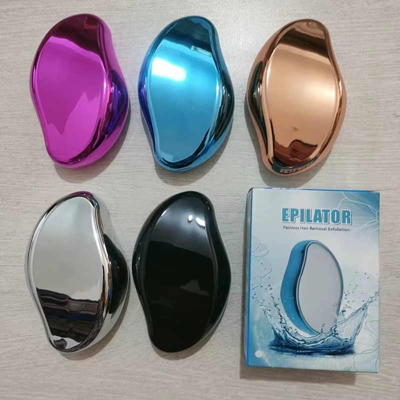 Épilateur en cristal, outil d'épilation manuel indolore