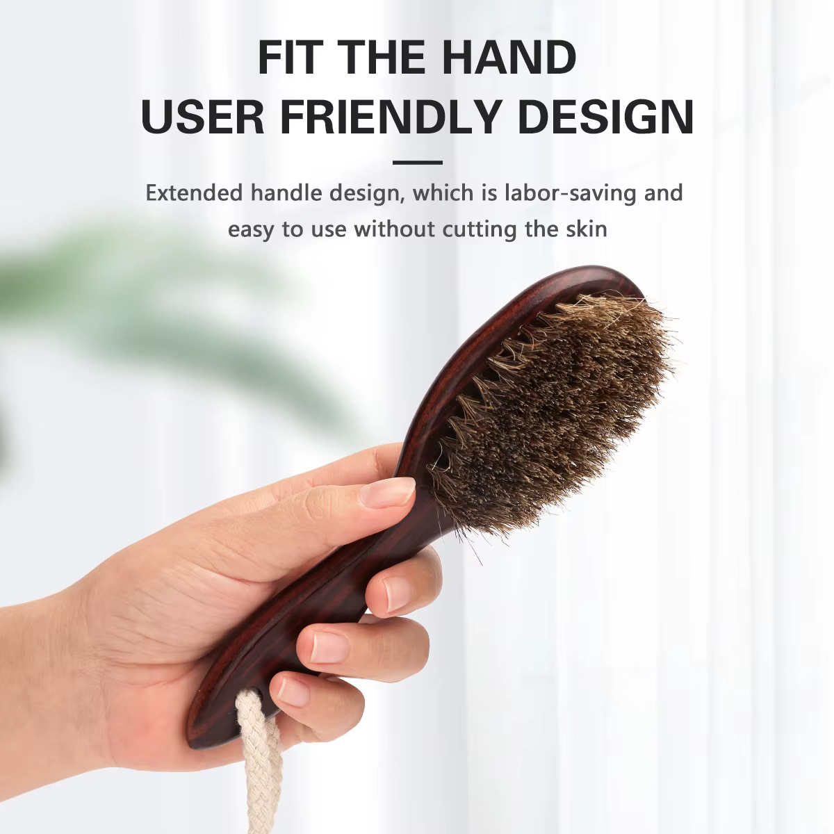 Professionnel barbier rasage barbe brosse cheveux Duster brosses crin Salon visage moustache propre