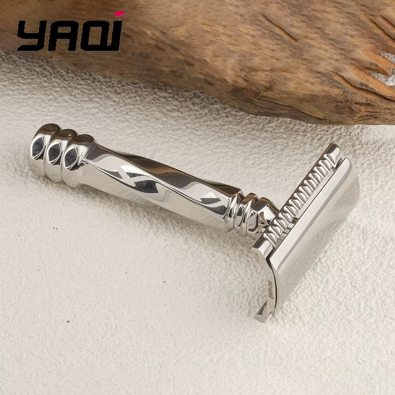 Rasoir de sécurité Yaqi Cerberus en acier inoxydable