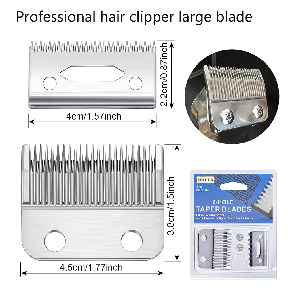 Grande lame de tondeuse à cheveux professionnelle pour barbier