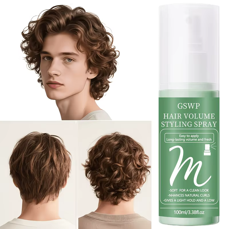 Spray volumisant pour cheveux GSWP : ajoute du volume, contrôle l'huile, laisse les cheveux frais et offre une tenue longue durée. 100/200 ml