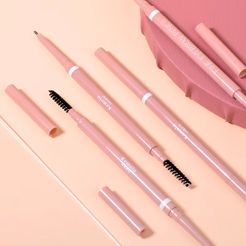 Crayon à sourcils Ultra fin à Double extrémité de 1.5mm (Kemelo) maquillage des yeux professionnel longue durée imperméable à l'eau et à l'épreuve de la sueur pour les femmes
