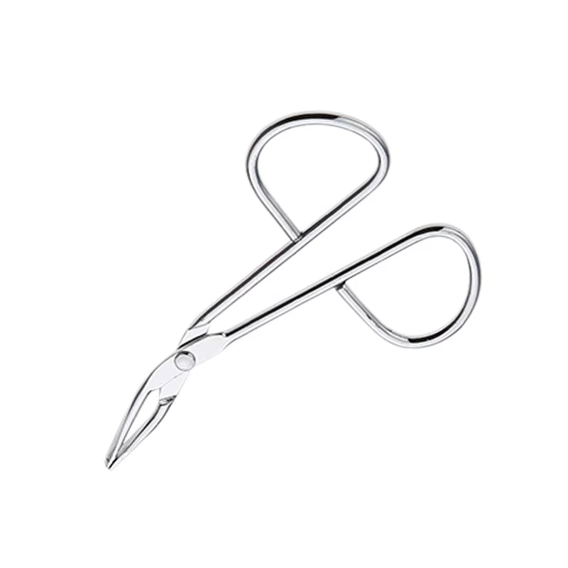 Pince à épiler à tête inclinée ; ciseaux à épiler les sourcils