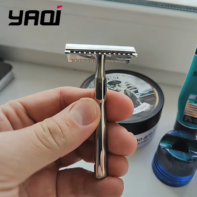 Rasoir de sécurité Yaqi PAGODA MIRABILIS 2026 en acier inoxydable avec une interstice de lame de 0