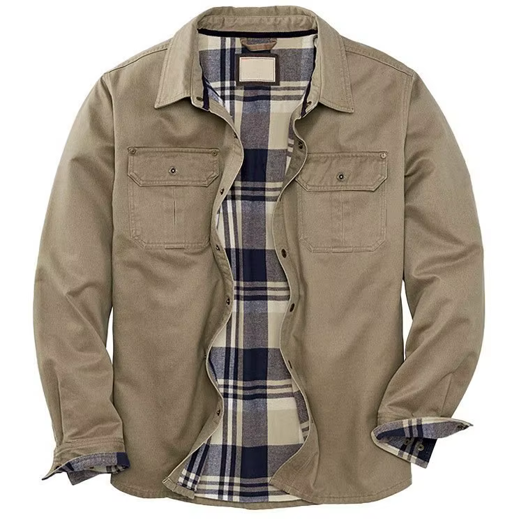 Veste Homme Style Moto 2026 Robuste à Manches Longues – Veste de Travail Rétro Automne Hiver Épaisse et Coupe-Vent