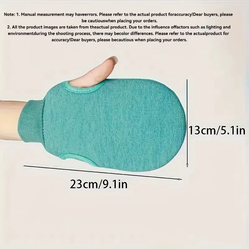 Gant exfoliant (1 pièce) - Gant exfoliant pour peaux mortes, gants exfoliants pour la douche, le spa, le massage, le gommage corporel, accessoire de bain