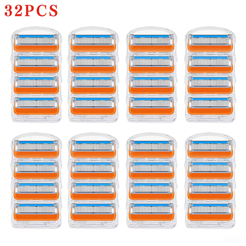 16-64 lames de rasoir en acier inoxydable