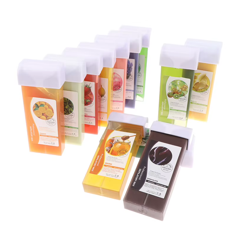 Cartouche dépilatoire pour bikini, 100g, avec rouleau, crème chaude, réchauffeur