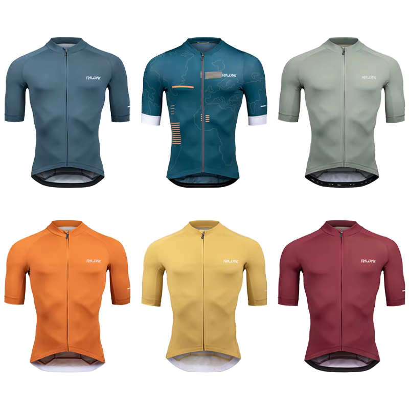 Nouveau maillot de cyclisme Raudax 2026, 11 couleurs, hauts de course cycliste, manches courtes, vêtements de cycliste, chemise, maillot, vêtements de vélo d'été