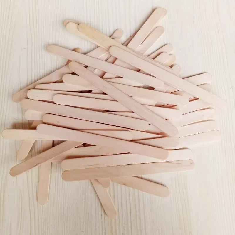 Abaisse-langue jetable en bois