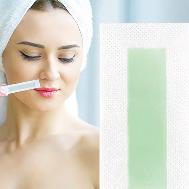 12/24 pièces bandes de cire pour les lèvres du visage