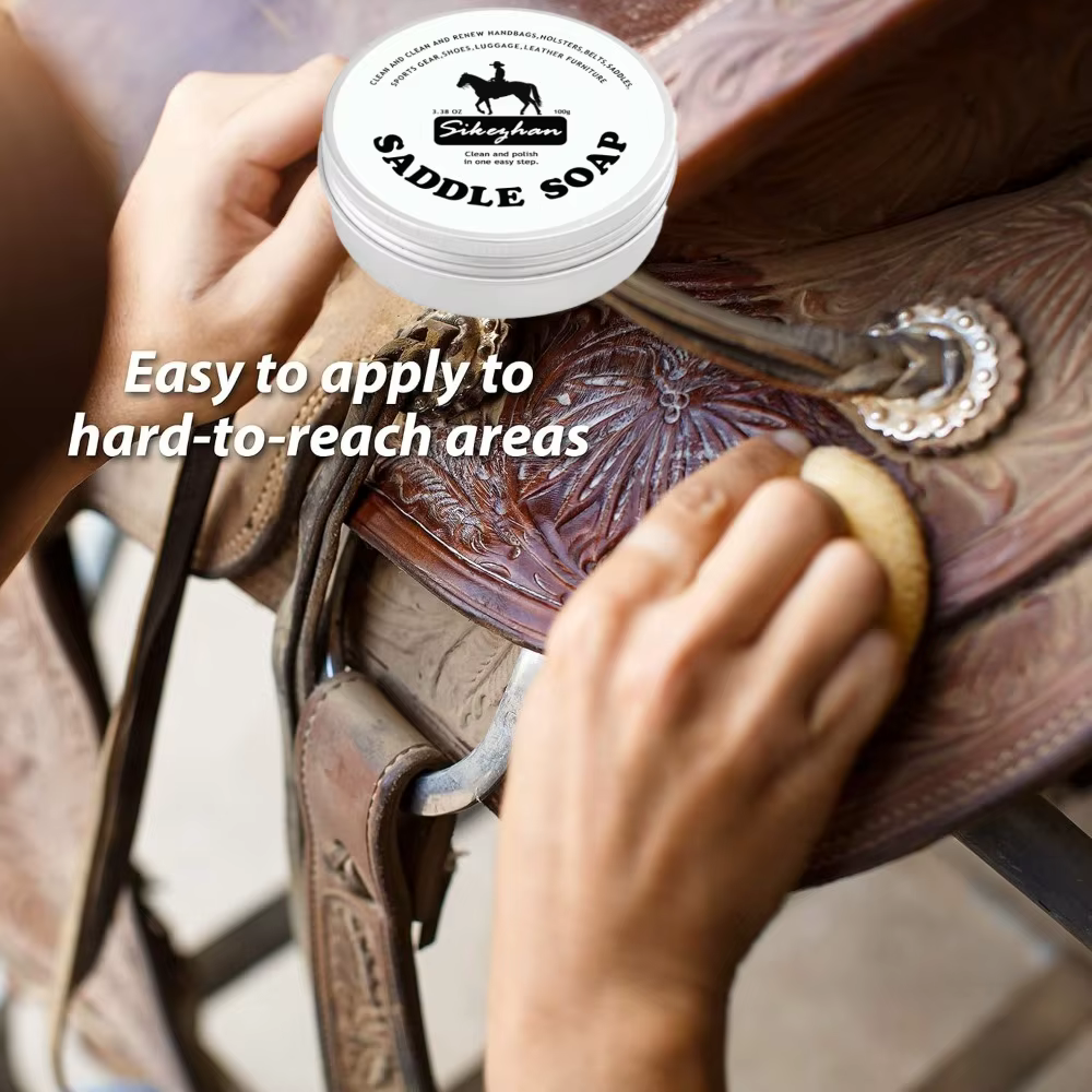 Crème de selle en cuir de qualité supérieure, revitalise et restaure, conditionnement en profondeur, imperméabilisation et rehausseur de brillance pour les punaises et les équipements de selle de chev