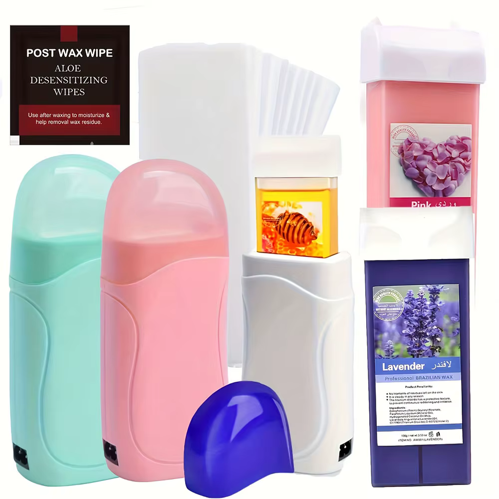 Kit de cire à rouler pour femmes et hommes