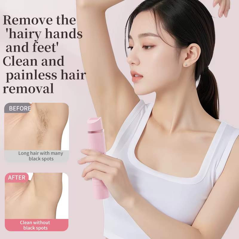 Rasoir électrique 2-en-1 pour femme - appareil d'épilation pour le bikini