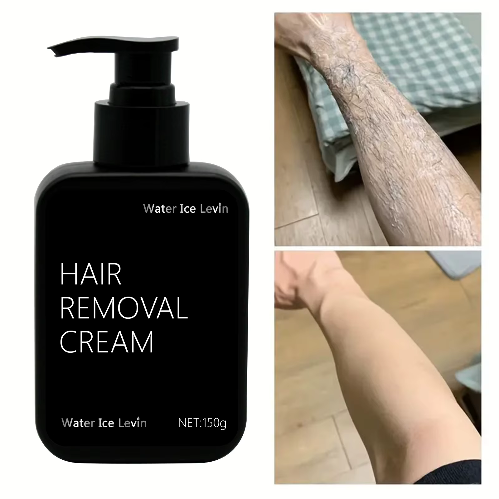 Crème d'épilation permanente épilateur