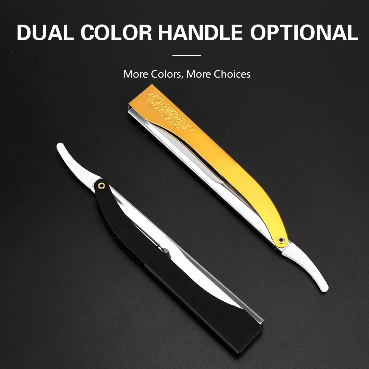 Rasoir de barbier manuel professionnel