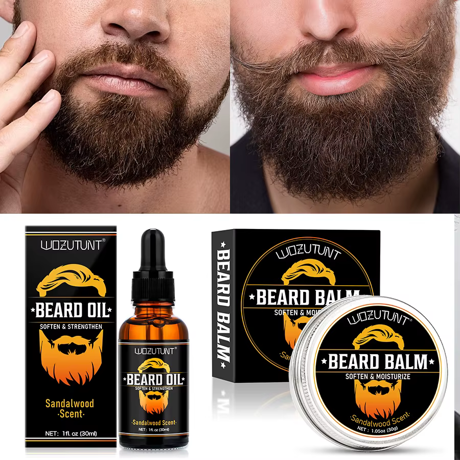 Kit de soins pour barbe pour hommes