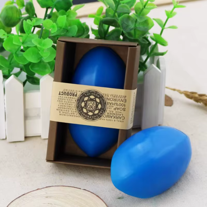 Savon aux huiles essentielles thaïlandaises, 110g, fait à la main, pour le bain, blanchissant pour tout le corps, pour éliminer les points noirs, savon naturel à la rose et au lait de chèvre