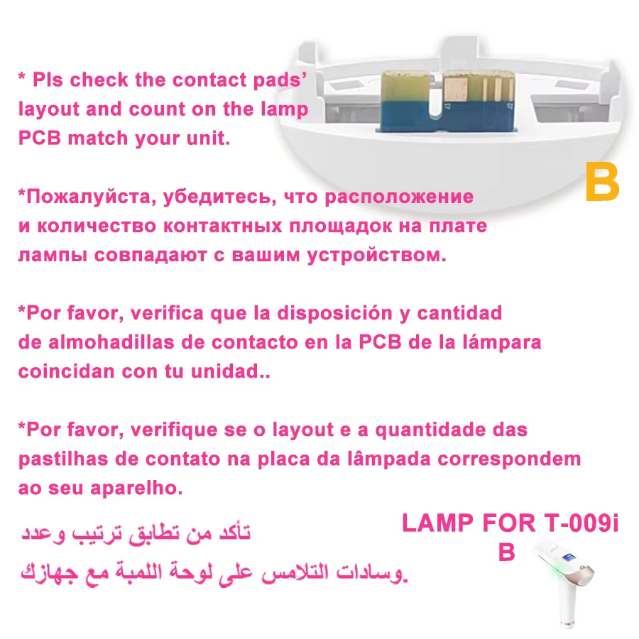 Lampe épilatoire IPL pour Lescolton Laser épilation permanente dispositif épilateur IPL flash