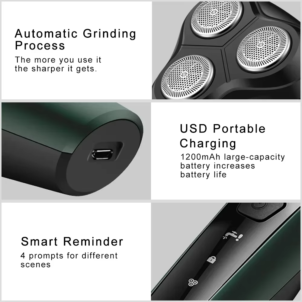 Xiaomi-Rasoir électrique étanche pour hommes
