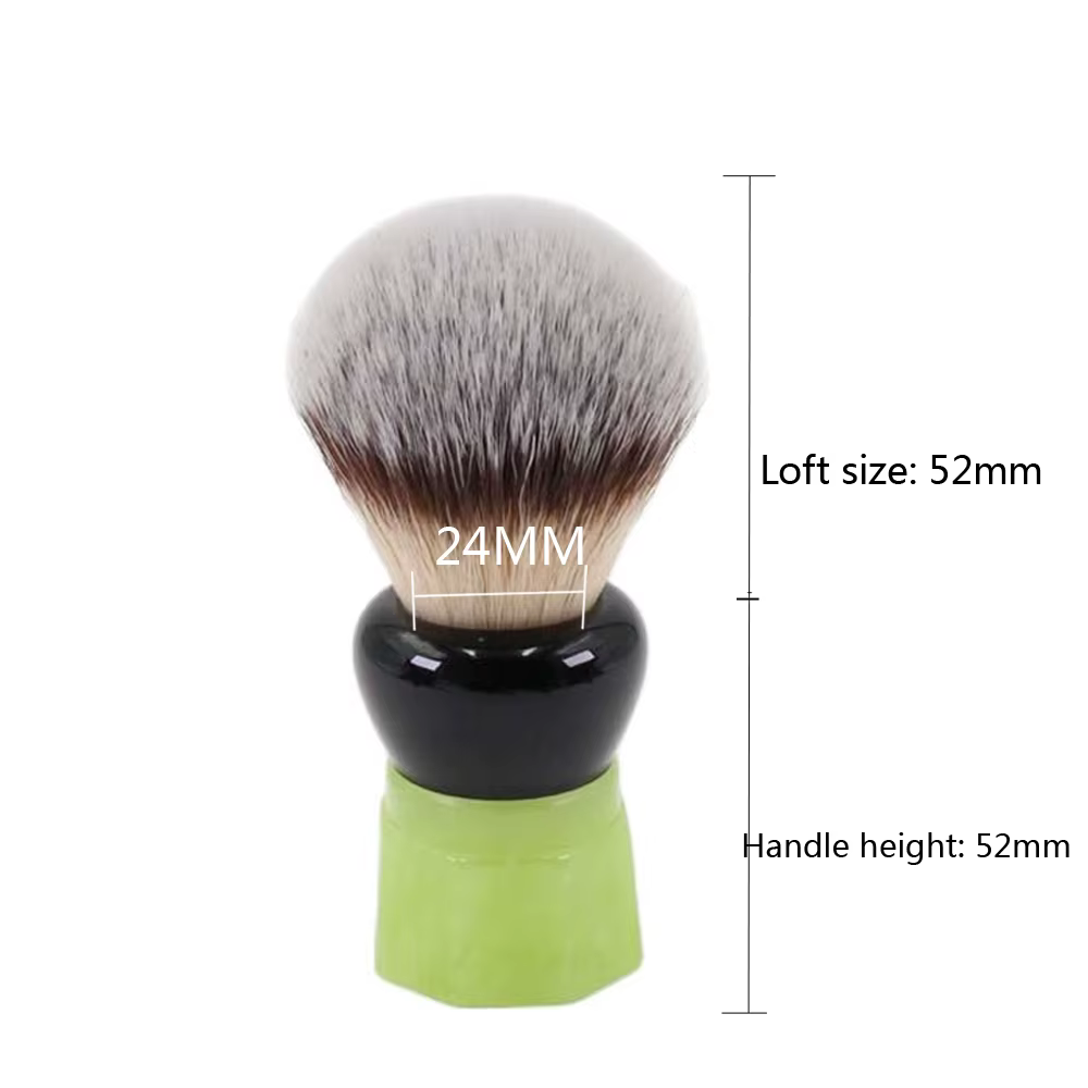 YAQI – brosse de rasage humide pour hommes, cheveux synthétiques Mojito
