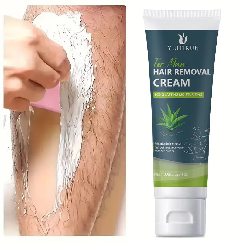 Crème dépilatoire pour hommes 100g – Douce pour peaux sensibles