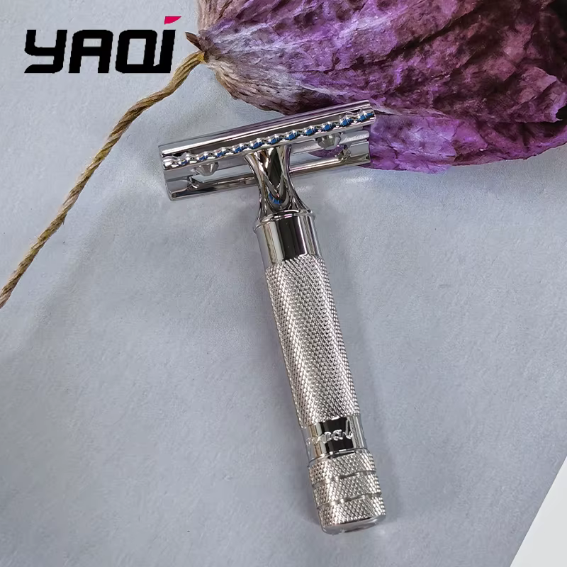 Vente Flash 2026 - Rasoir de sécurité BYaqi à lame diagonale en acier inoxydable pour un rasage confortable