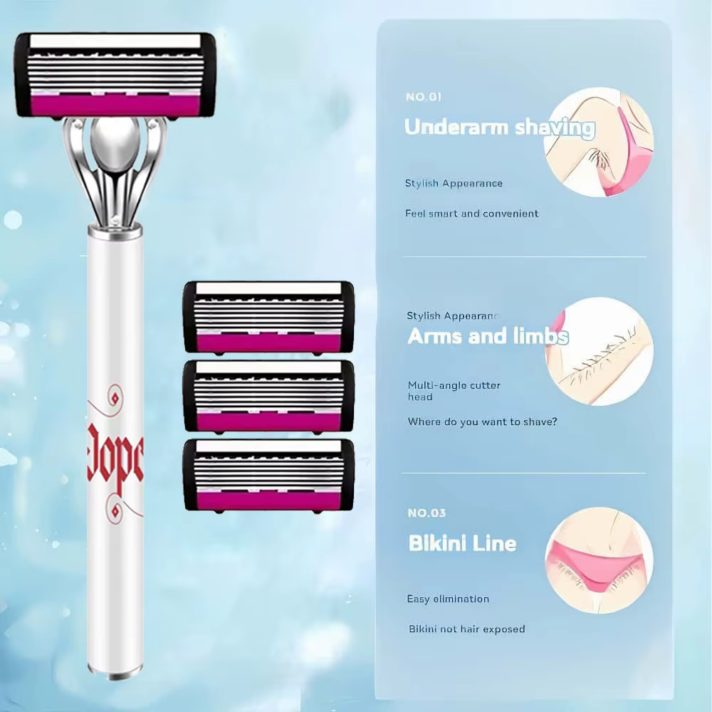 Rasoirs élégants, lames durables