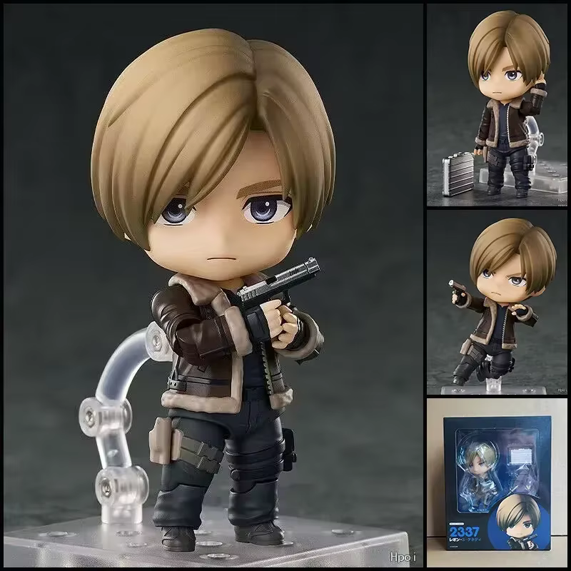 Ensemble de figurines Nendoroid Resident Evil Ada Wong Leon S. Kennedy # 2761 # 2337 jouets anime à visages interchangeables et articulations mobiles, cadeaux pour les fans