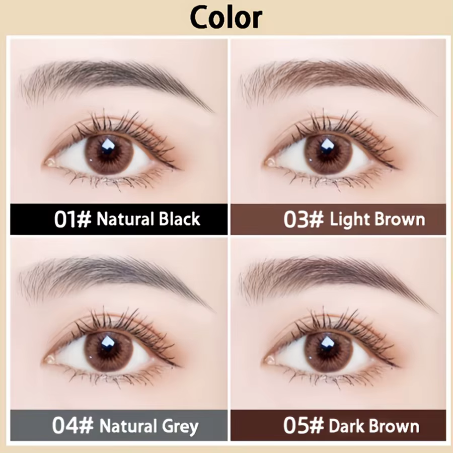 Crayon à sourcils double tête