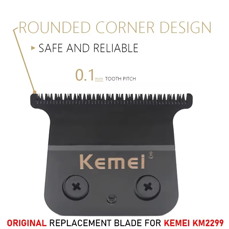 Lame de rechange originale pour tondeuse à cheveux Kemei KM-2299