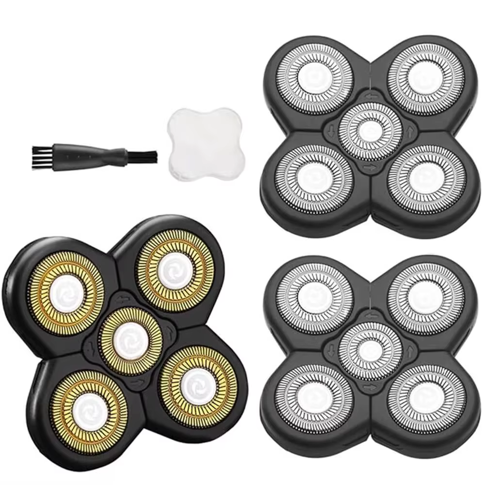 Tête rotative à 5 lames pour rasoir électrique 5D pour homme