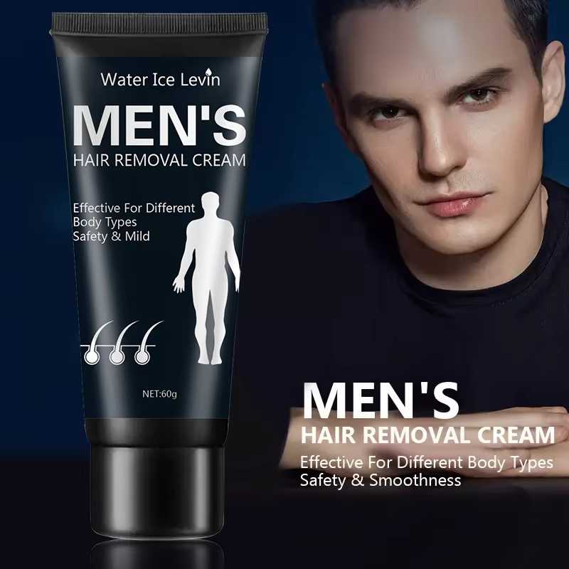 Crème dépilatoire pour hommes pour éliminer l'excès de cheveux