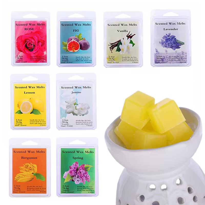 Bloc de cire parfumée, huile essentielle solide, matière première pour la fabrication de bougies parfumées DIY, purifie l'air et apaise l'esprit