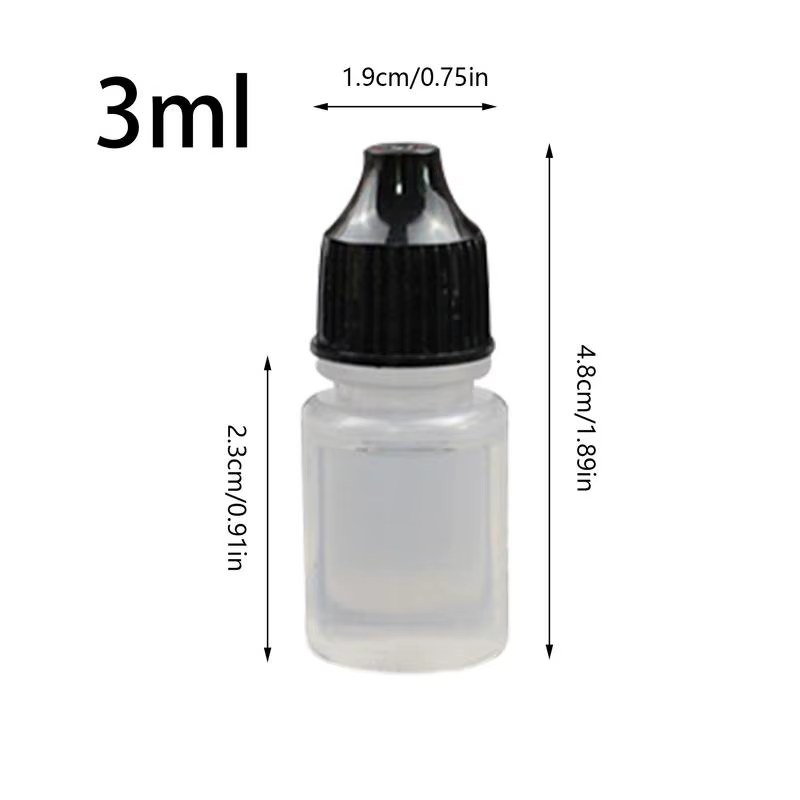 10 pièces 3ML tondeuse à cheveux huile tondeuses barbe rasoirs lubrifiant