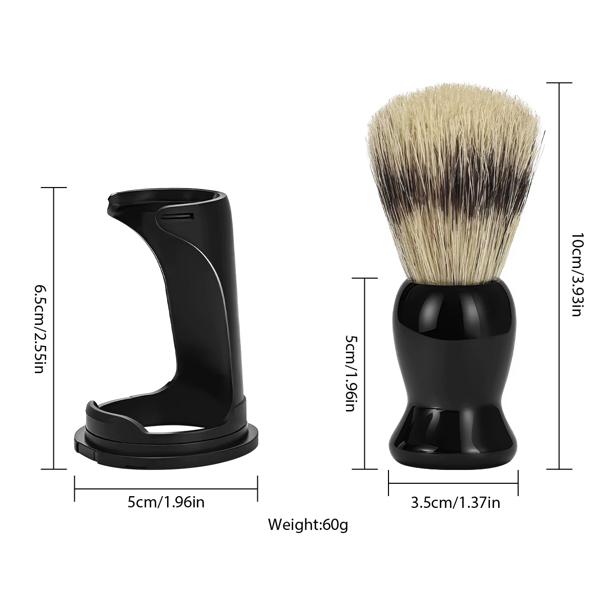 Ensemble de pinceaux de rasage pour hommes – Brosse