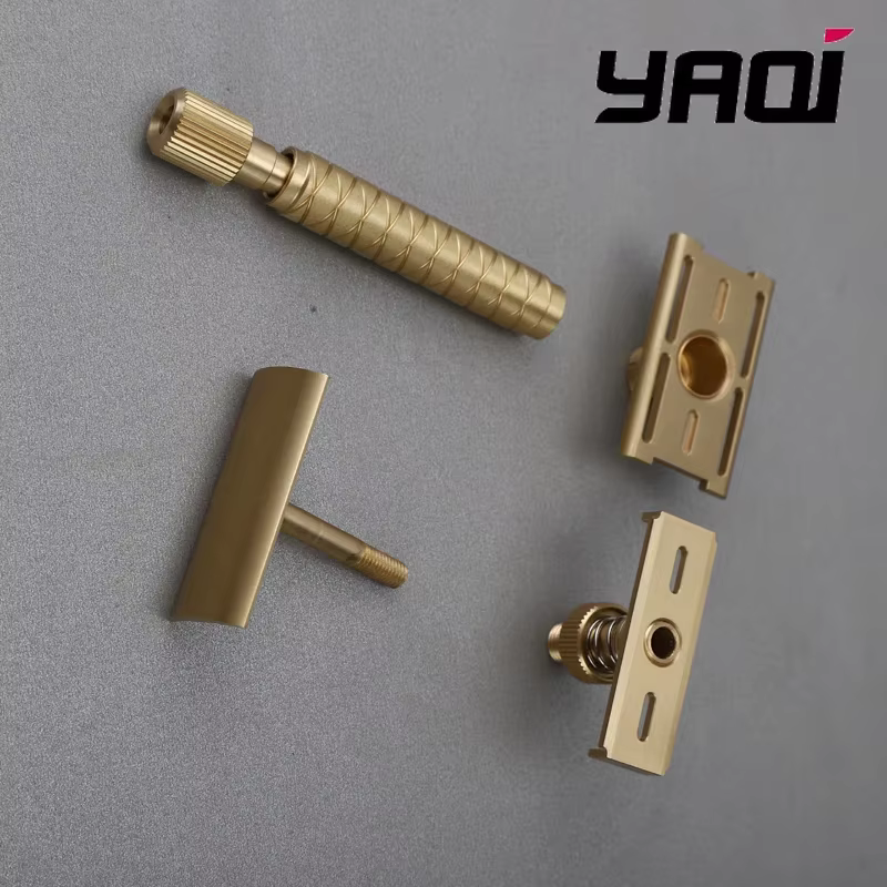 2026 Yaqi Rasoir de sécurité The Final Cut - Brass V2 en laiton pur réglable