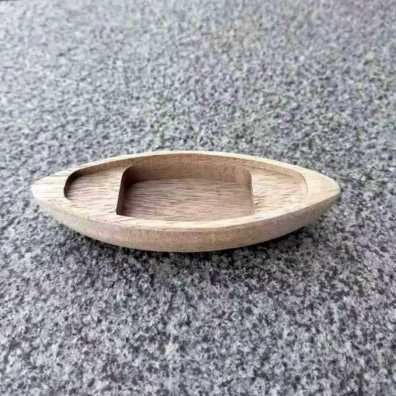 Modèle de canoë miniature en bois, bateau de pêche vintage, décoration artisanale rustique pour le bureau, la réception, la maison