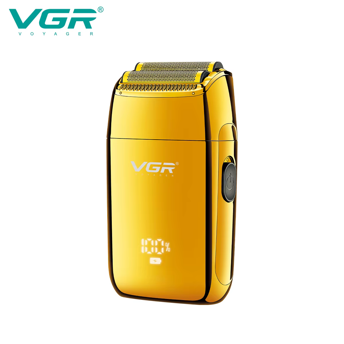 VGR Rasoir Rasoir électrique Rasage professionnel Barbe Tondeuse Barbe Rasoir Rasoir électrique pour hommes Machine de découpe de barbe USB rechargeable V-399