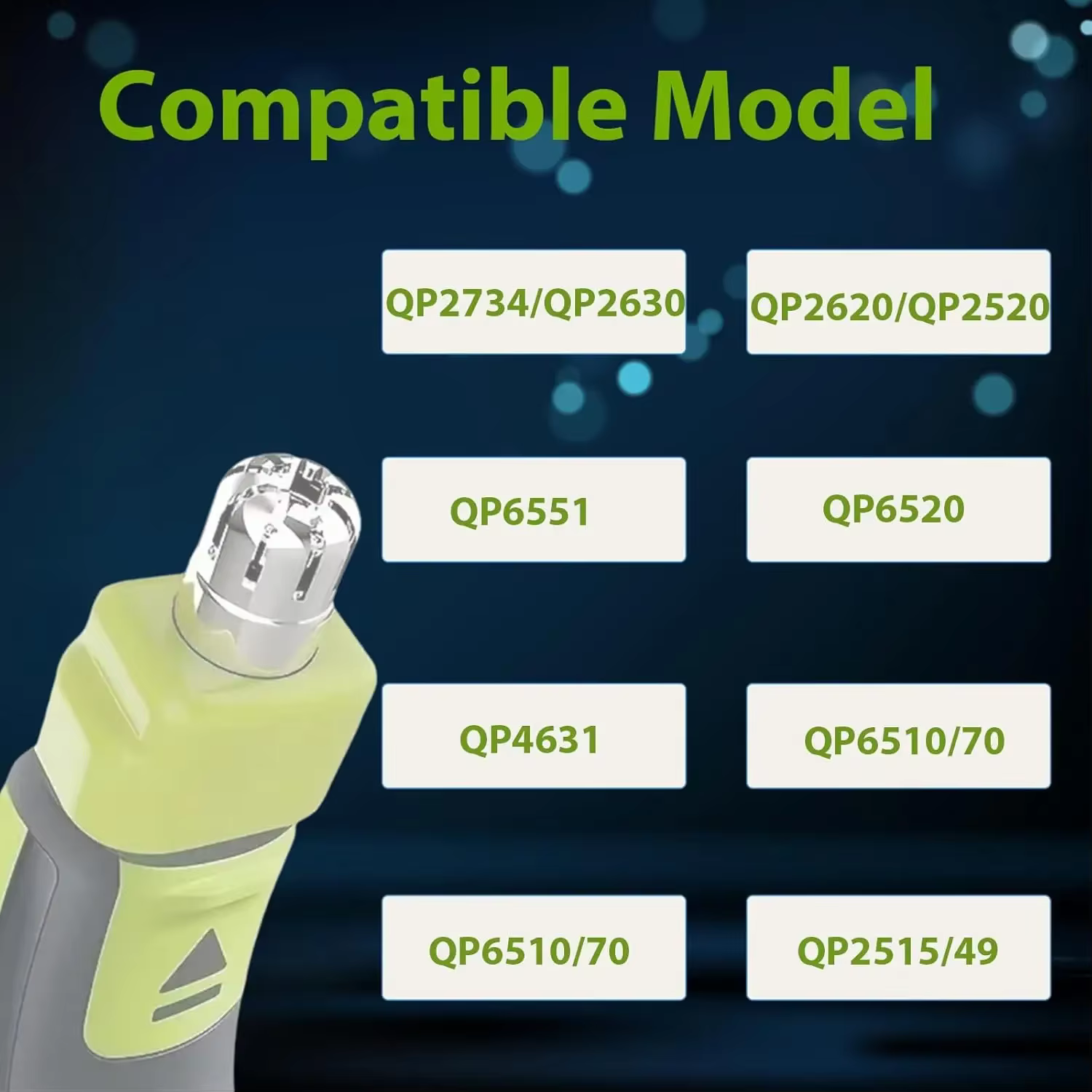 Nouvelles lames de rechange 360° compatibles avec les rasoirs électriques One Blade QP2520 QP2630 QP2724 QP2834 QP6510 QP6520 QP6530